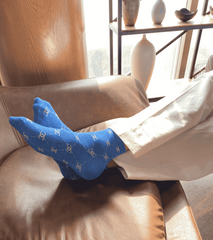 Branded CC socks (blue)