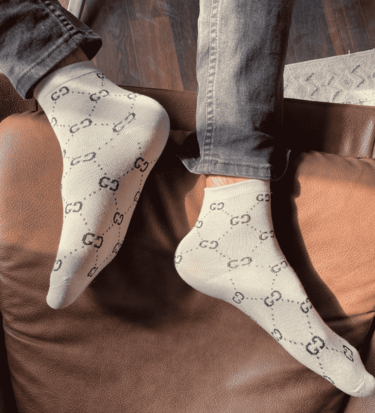 Branded GG socks (Gray)