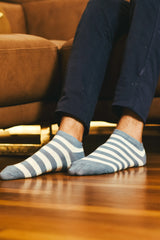 Blue and white stripes