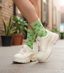 Branded GG socks (Green)