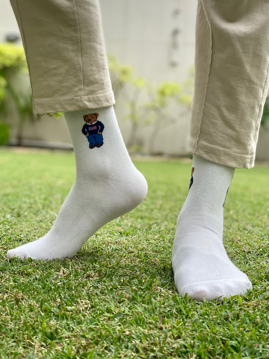 Formal bear white