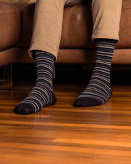 Gray and Black double lining socks