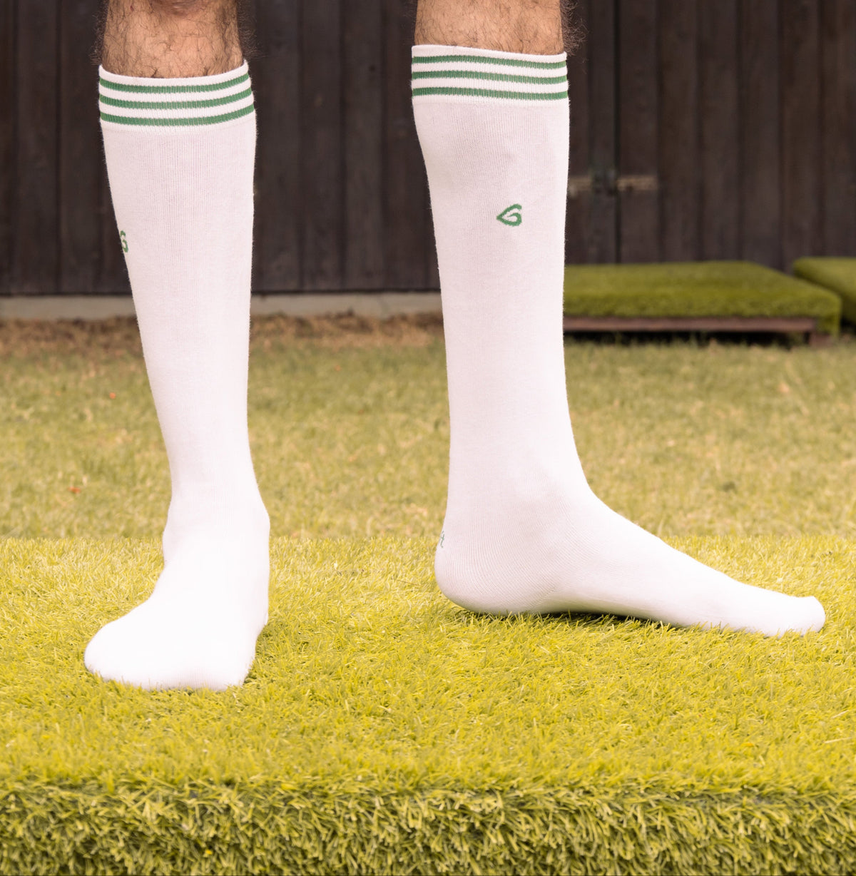 Green sporty sock