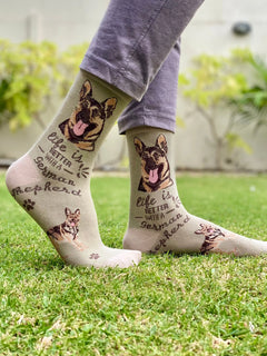 Life is better german shepherd.       (Lb1012)