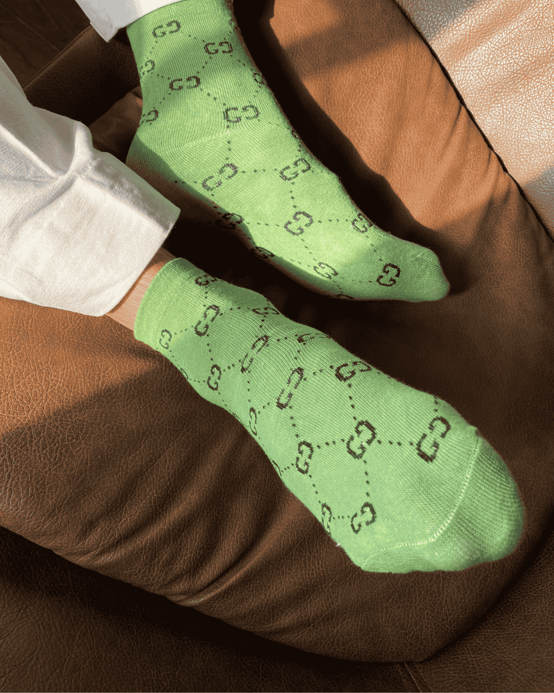 Branded GG socks (Green)
