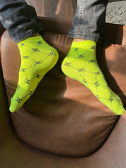 Branded CC socks (neon green)