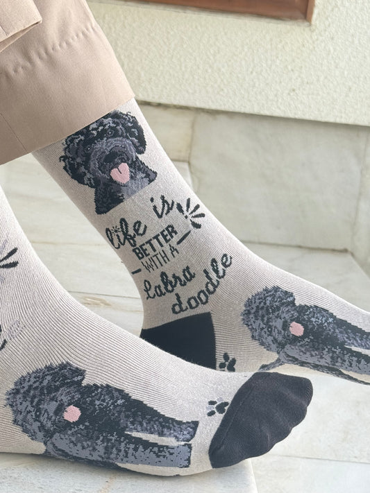 Life is better labra doodle