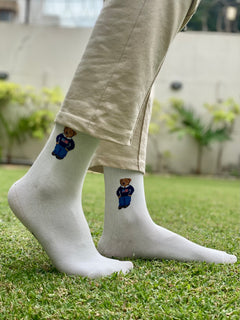 Formal bear white