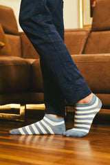 Blue and white stripes