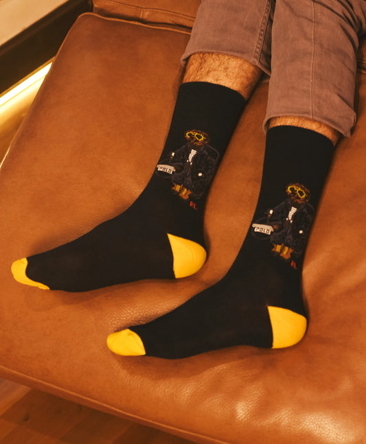 Blue and Yellow Bear