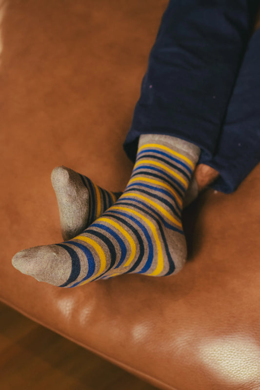 Yellow and Blue double lining