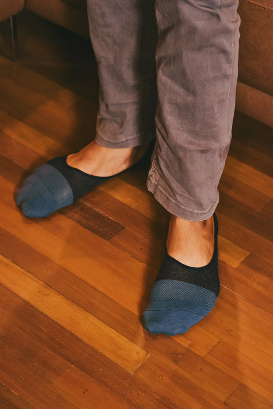 Blue and Black