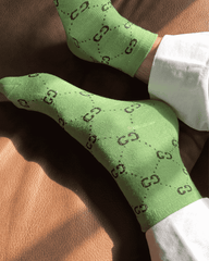 Branded GG socks (Green)