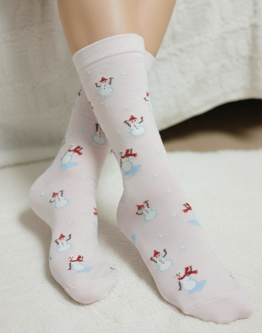 Snowman socks